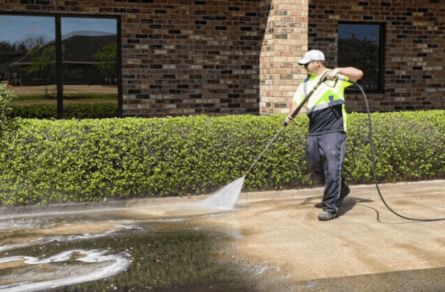 commercial concrete cleaning in metairie